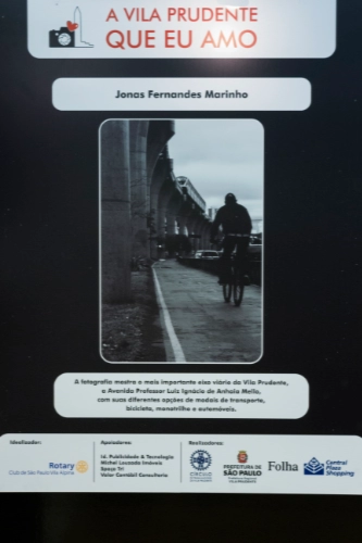 Autor de uma das fotos selecionadas para exposição no 4º Concurso de Fotografia "A Vila Prudente que Eu Amo em P/B", foto 2
