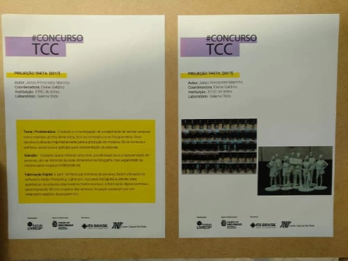 Projeção THETA (Trabalho de Conclusão de Curso) selecionado para exposição #ConcursoTCC, organizada pelo Fab Lab Livre SP, foto 2